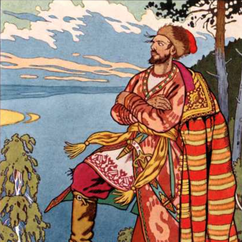 Stenka Razin door Ivan Bilibin (1935)